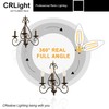 CRLight 2W 250LM LED Candelabra Bulb 2700K Warm White, 25W
