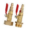 2pcs Brass Winterize Blowout Adapter 3/4 Internal and External Thread
