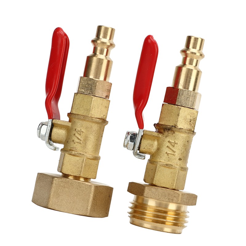 2pcs Brass Winterize Blowout Adapter 3/4 Internal and External Thread