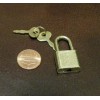 H.T.C. Lot of 3 - Mini BRASS Locks w/ Keys
