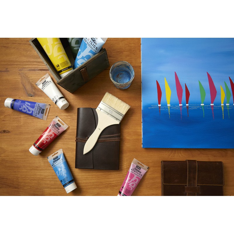 Pebeo Studio 250ml Acrylic Tube - Cadmium Red Hue