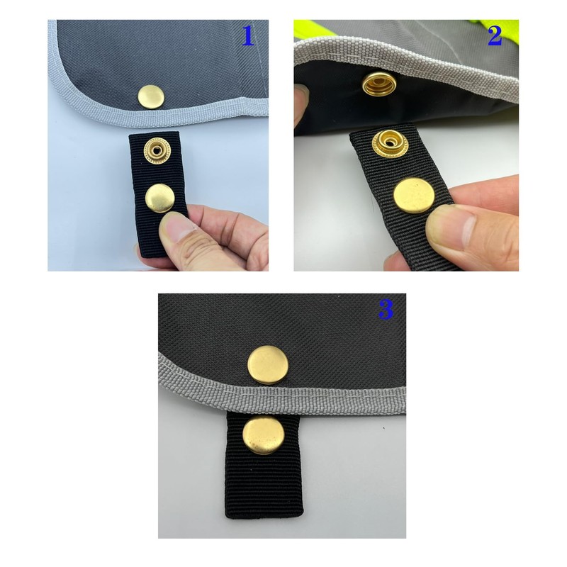 Boat Cover Snap Extender -Brass Heavy Duty snap and Thickened