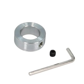 Yeebyee 1" Bore Shaft Collar with Zinc Plated Solid Steel Style Set Screw Shaft Collars for Machinery and Industrial Use, 4pcs/Pack (Silver-1")