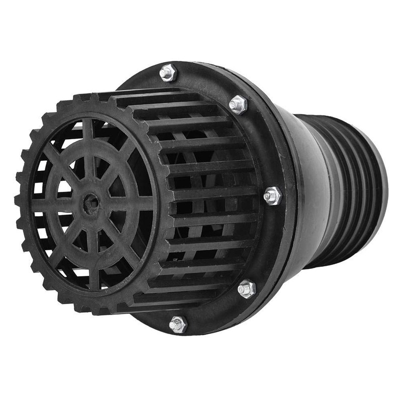 Foot Valve Black PVC Low Pressure Flat Check Valve for