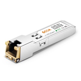 6COM 10G SFP+ RJ45 Copper Transceiver, 10GBase-T Module Cat6a/7, for Juniper QFX-SFP-10GE-T EX-SFP-10GE-T SRX-SFP-10GE-T, Other Open Switches, up to 30m