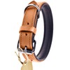 Schnüffelfreunde Leather Dog Collar