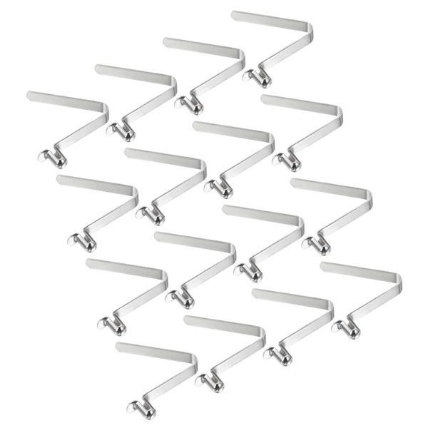 PATIKIL 8.5x5.5mm Kayak Paddle Snaps, 16 Pack Tent Pole Clips