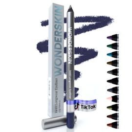 Wonderskin 1440 Longwear Brown Eyeliner Pens, Waterproof Eyeliner, Eye Make-Up, Brown Eyebrow Pencil, Long Lasting, Smudge-proof (Blueberry)