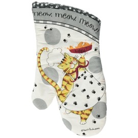 Kay Dee Designs Cotton Oven Mitt, Happy Cat