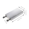 EMSea 2X Aluminum Water Cooling Block 40x80x12mm for Water Cooler