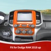 RT-TCZ for RAM Orange Dash Trim AC Control Panel Cover