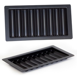 GSE Casino Poker Table Plastic Chip Trays - Holds 450 Chips, Las Vegas Style Dealer Table Chips Tray Rack for Poker Chips (9 Rows)