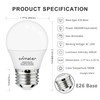 comzler 6W A15 LED Bulb Daylight 60 Watt Equivalent, E26