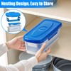 Batter Bowl with Lid, 2-Pack Fish Batter Shaker, Better Breader