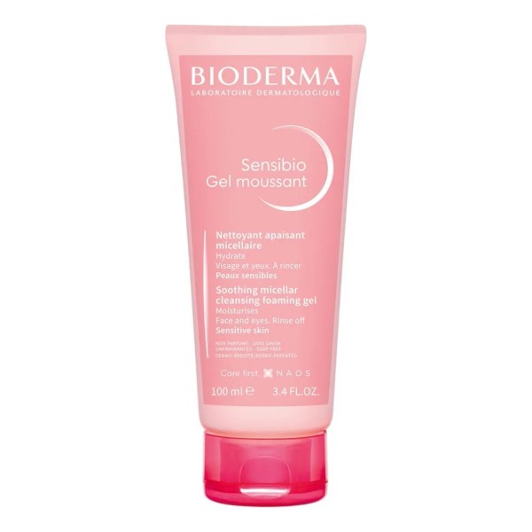 Bioderma Sensibio Gel Moussant, Gel Micelar Limpiador, 100 M Tipo