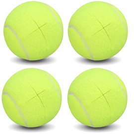 Walker Tennis Balls Precut Tennis Balls for Walkers 4PCS Walkers Legs Universal Precut Glide Balls, Heavy Duty Long Lasting Felt Pad Glide Coverings for Floor Protection (Yellow)