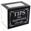 Acrylic Tip Collection Box Donation Jar Suggestion and Collection Bucket