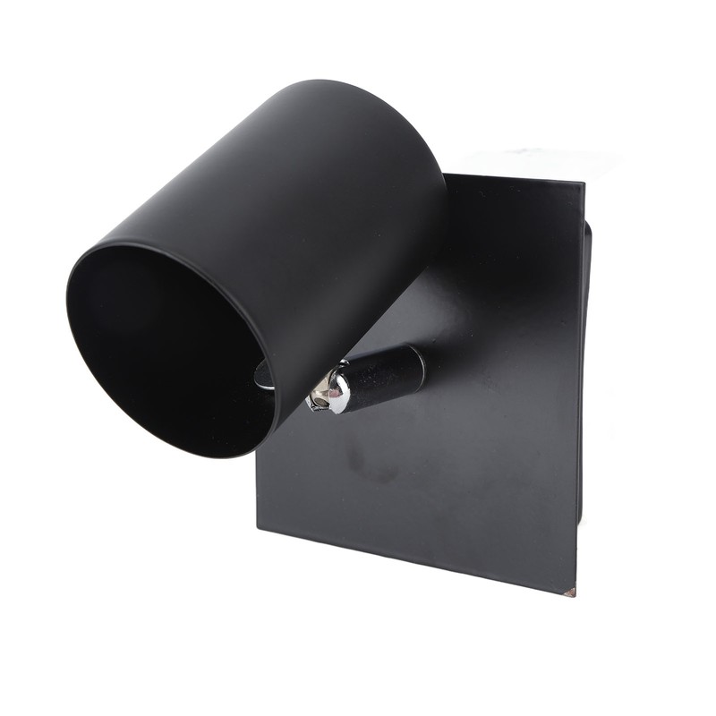 Black GU10 Bulb Holder Modern Lamp Base Metal Light Socket