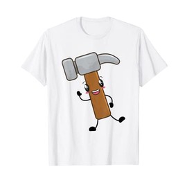 Craftsman Cartoon Character Tools Hammer Crafting T-Shirt