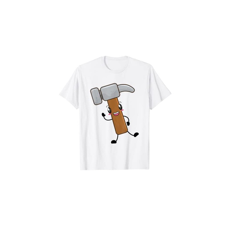 Craftsman Cartoon Character Tools Hammer Crafting T-Shirt