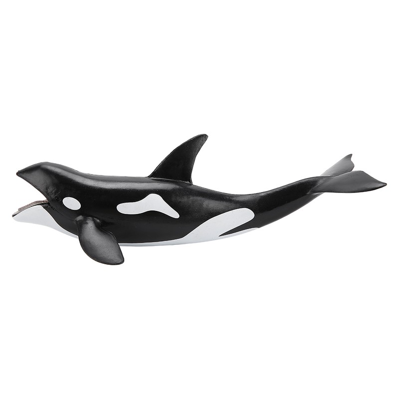 Simulation Whale Miniature Animal Toy Collection Figurine Home Decor Ornament