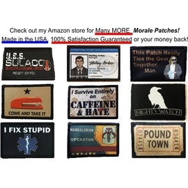 Tombstone Doc Holiday "I'm Your Huckleberry" Morale Patch. Perfect for your Tactical Military Army Gear, Backpack, Operator Baseball Cap, Plate Carrier or Vest. 2x3" Hook Patch. Made in the USA