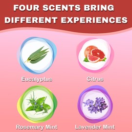 Fuanxo Swear Shower Steamers Gift Set, Shower Steamers Aromatherapy with Charmed Aroma, Shower Steamer Unique Gifts for Women, Bath Set Calm Down Shower Tablets, Birthday Gifts for Women and Mom (Green)