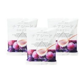 Wakasho Chia Seed Grape Jelly (3 Pack, Total of 18.3oz)