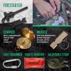 Pathway North Survival Kit for Disaster, Tactical Tools, Outdoor Hiking,