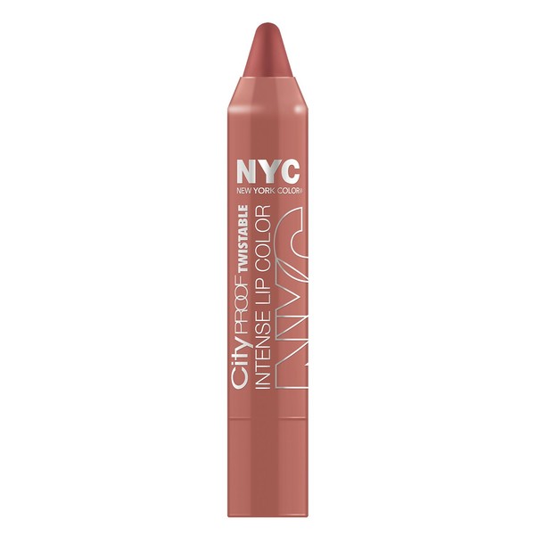 N.Y.C. New York Color City Proof Twistable Intense Lip Color, Brooklyn Brown Stone, 0.09 Ounce