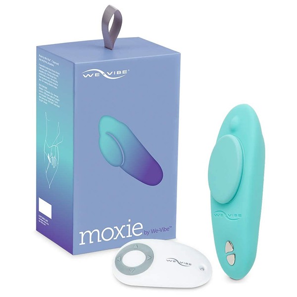 We-Vibe Moxie (Green) Weavive Moxie Wearable Remote Rotor Set, Random Gifts, Attachable Clitoris Goods, 10 Vibration Modes, Remote Control, App Control, Fully Waterproof