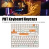 138 Keys Mechanical Keyboard Keycaps Heat Lifting Process Ergonomic PBT