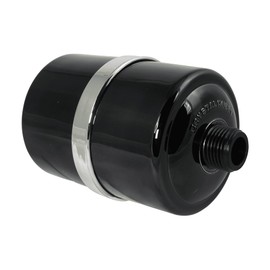 Crystal Quest Shower Filter (Without Shower Head, Black)