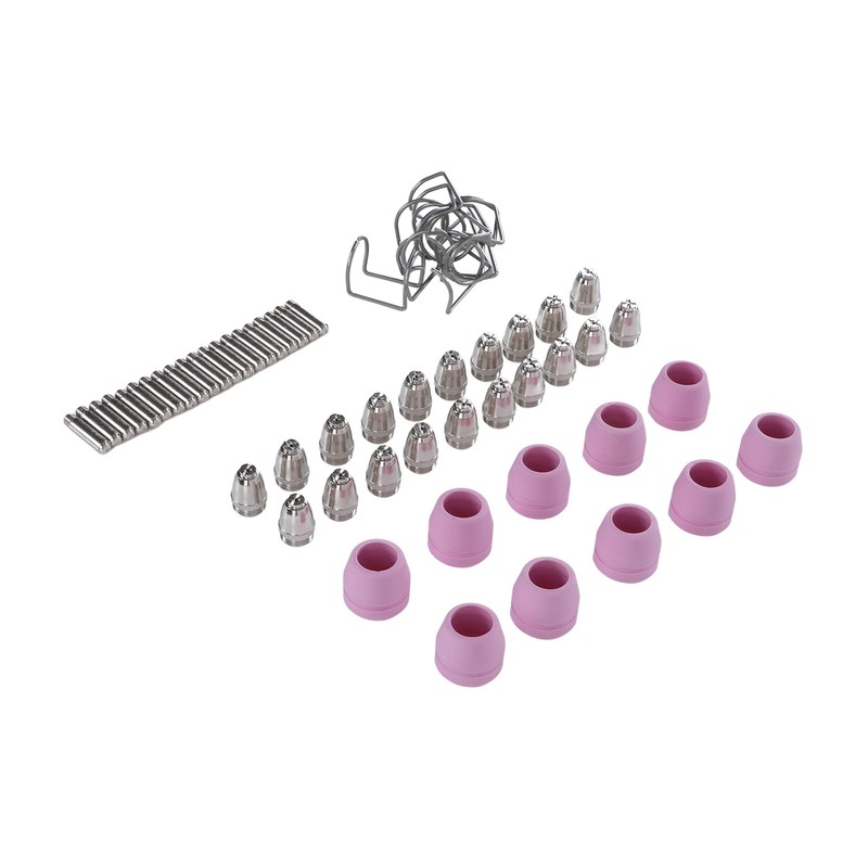 Plasma Cutter Torch Consumables Electrode Nozzle Protection Cups Bracket Rings