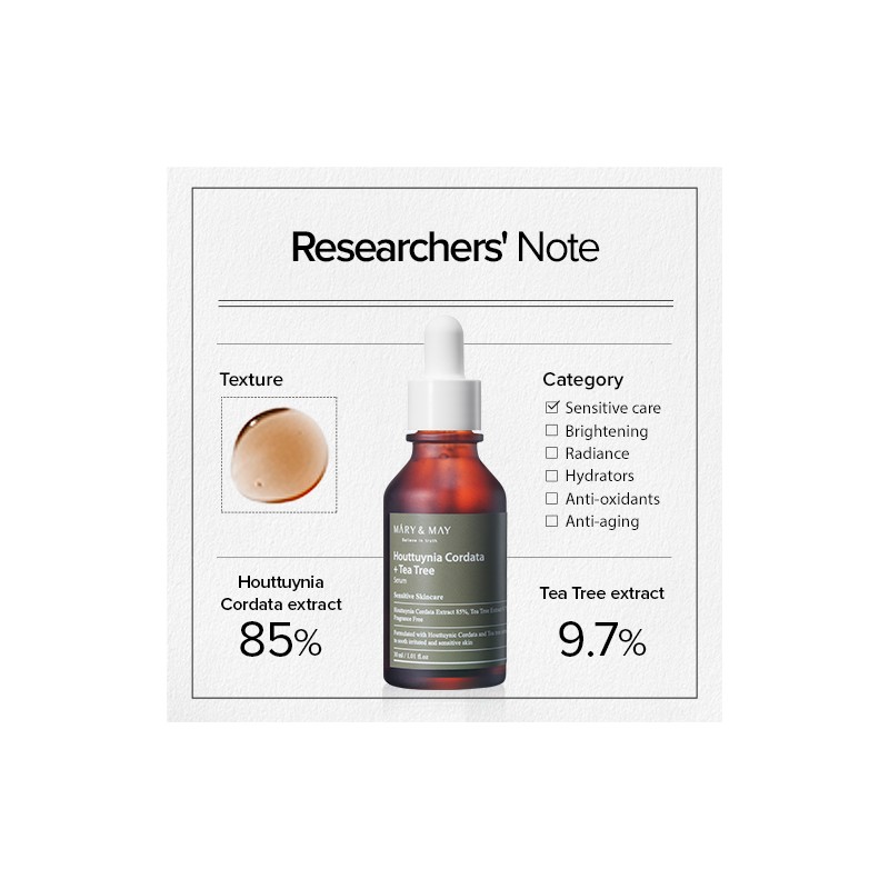 Mary&May [Mary&May]Houttuynia Cordata +Tea Tree Serum 30ml