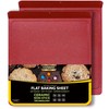 casaWare 2pc Large Flat Baking Cookie Sheet, 12.5 x 14-inch