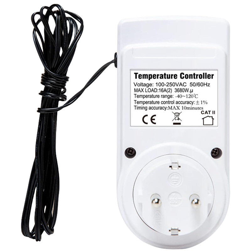 Thermostat Socket Temperature Controller Temperature Switch Socket Thermostat: 230 V