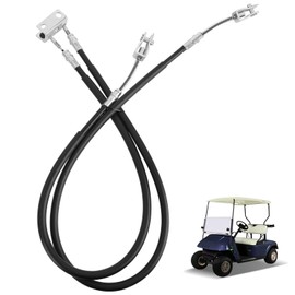EZGO TXT Brake Cable Set for EZGO Marathon Parts - EZGO TXT Golf Cart Brake Cable 1994-2008 70969-G03 70273-G03 70969-G03 Passenger and Driver Side Stainless Steel Core