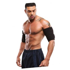 Healvian 2PCS Adjustable Thigh Brace and Arm Protection Wraps Sweat-Resistant Compression Straps for Fitness and Outdoor Activities