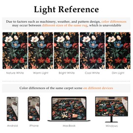 PureCozy 2x3 Area Rug Floral Entryway Boho Door Mat Indoor Washable Kitchen Carpet Ultra Soft Black Bedroom Non Slip Low Pile Accent Rug for Bathroom Living Room Office Dining Room