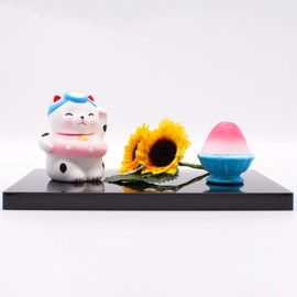 Banko Ware 18707 Figurine, Interior Object, Tabletop Decoration, Japanese Age Series, July Summer Vacation, Room Decoration, Entrance Decoration, Mini Compact, Made in Japan