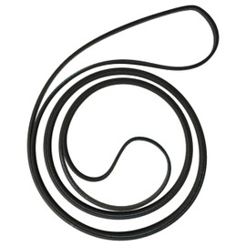 vhbw V-belt replacement for ZANKER 125828810/7, 1258288222 for tumble dryers, 197.5 cm, black