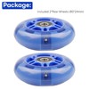 WHEELGOO Rear 80mm Light Up White Flashing 3-Wheeled Kid Scooter