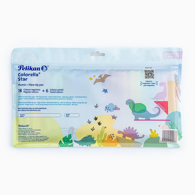 Pelikan Estuche de 24 Plumines Colorella Star Varios Colores