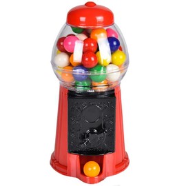 Gumball Machine Bank and Coin Bank Toy For Kids, Gum Balls Included, 6.5" (Single)