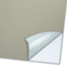 1Pcs Repair Patch 16x59 Inch, Breathable Perforated Self-Adhesive Leather Vinyl Patch for Furniture Couch, Car Seats, Office Chair, Faux Leather Repair Kit (Grey)