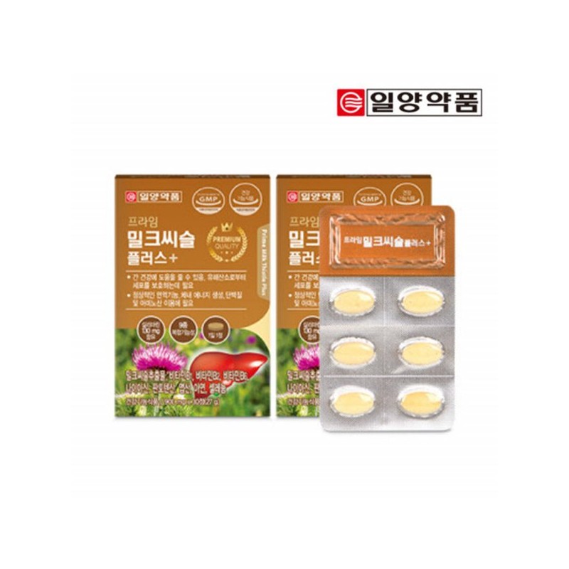간에좋은 식품 간건강 실리마린 밀크씨슬 플러스 비타민 60정 Liver Health