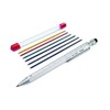 TROIKA Construction Multitasking Printing Pencil - PIP23/SI - Silver -