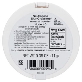 Neutrogena SkinClearing Mineral Powder, Nude 40