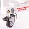 10Pcs Caster Socket Sleeve Round Inserts, Chair Caster Wheel Stem
